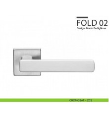 DND Fold 02 матовый хром Дверные ручки