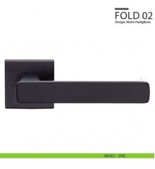 DND Fold 02 Чорний Дверні ручки