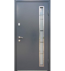 Двери Металл-МДФ стеклопакет Входные двери