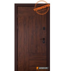 Двері ABWEHR LP-1 Дуб темний Вхідні двері