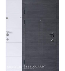 Двери Barca Венге серый/белый мат «Steelguard» (Стилгард) Украина