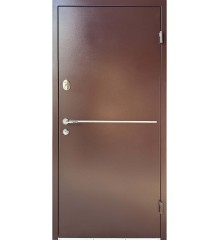 Двери Блейд металл/МДФ RAL8017 Входные двери